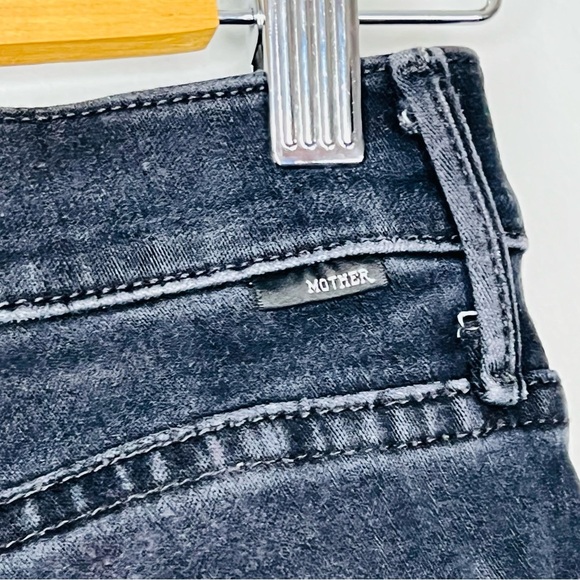 MOTHER the rascal ankle snippet Black Straight Leg Jeans with Classic Fit size27 - Picture 4 of 10